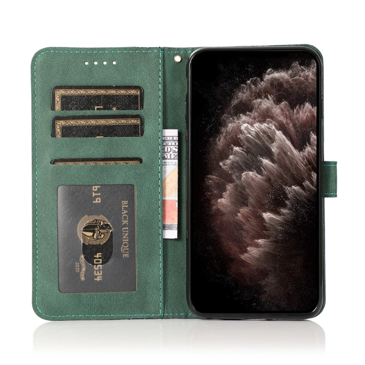 Dual-color Stitching Leather Phone Case, For Nokia X10 / X20