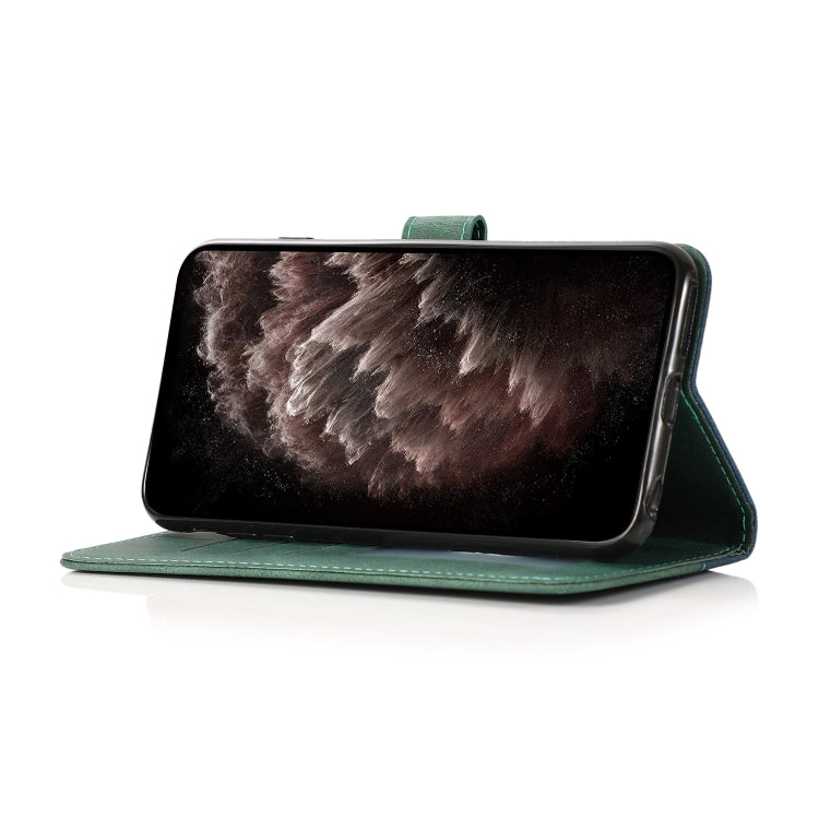 Dual-color Stitching Leather Phone Case, For Nokia X10 / X20