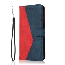 Load image into Gallery viewer, Dual-color Stitching Leather Phone Case, For Nokia X10 / X20