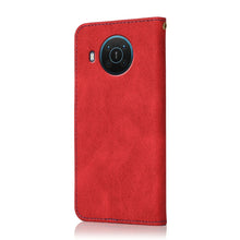 Load image into Gallery viewer, Dual-color Stitching Leather Phone Case, For Nokia X10 / X20