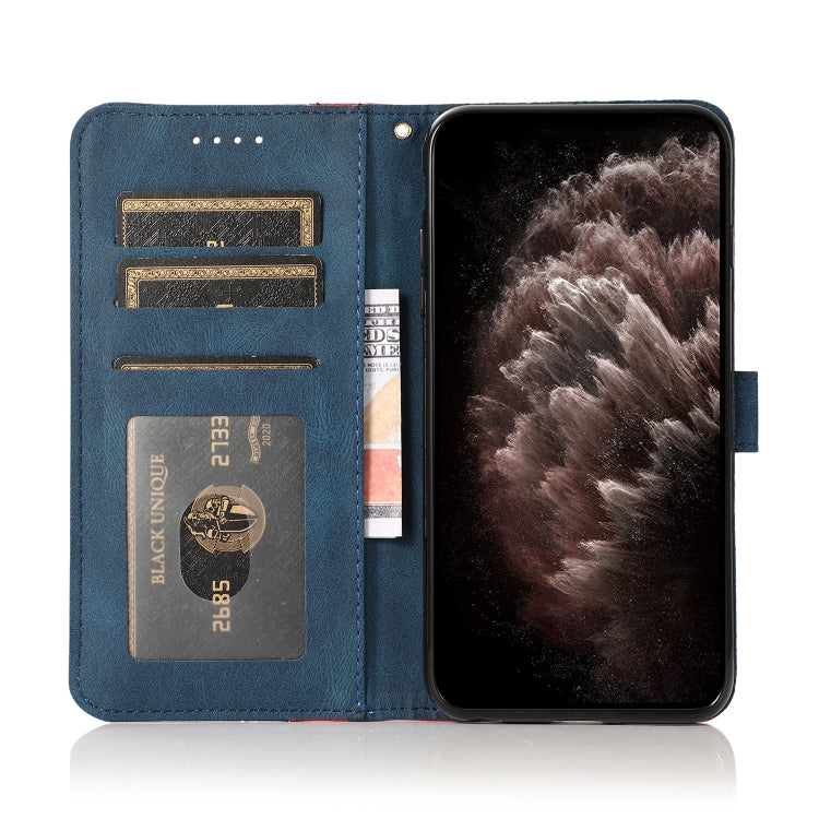 Dual-color Stitching Leather Phone Case, For Nokia X10 / X20