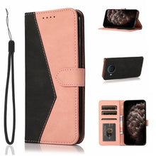 Load image into Gallery viewer, Dual-color Stitching Leather Phone Case, For Nokia X10 / X20