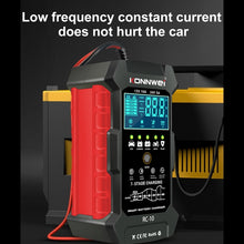 Load image into Gallery viewer, KONNWEI CR-10 2.4 inch Car Battery Charger Battery Pulse Repair Tool, EU Plug, US Plug, UK Plug