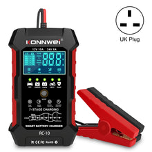 Load image into Gallery viewer, KONNWEI CR-10 2.4 inch Car Battery Charger Battery Pulse Repair Tool, EU Plug, US Plug, UK Plug