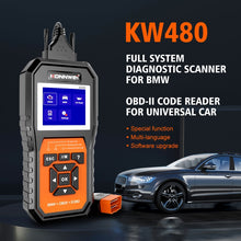 Load image into Gallery viewer, KONNWE KW480 2.8 inch Color Screen OBD2 Car Fault Detector, For BMW