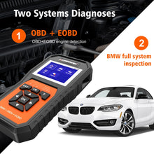 Load image into Gallery viewer, KONNWE KW480 2.8 inch Color Screen OBD2 Car Fault Detector, For BMW