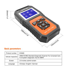 Load image into Gallery viewer, KONNWE KW480 2.8 inch Color Screen OBD2 Car Fault Detector, For BMW