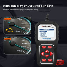Load image into Gallery viewer, KONNWE KW818 Car OBD2 Bluetooth Fault Detector Diagnostic Tools, KW818