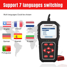 Load image into Gallery viewer, KONNWE KW818 Car OBD2 Bluetooth Fault Detector Diagnostic Tools, KW818