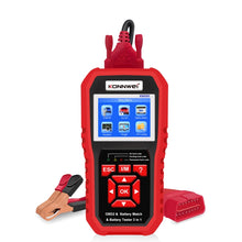 Load image into Gallery viewer, KONNWEI KW880 3 in 1 Car OBD2 Fault Diagnosis + Battery Tester + Battery Match Reset, BK880