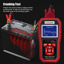 Load image into Gallery viewer, KONNWEI KW880 3 in 1 Car OBD2 Fault Diagnosis + Battery Tester + Battery Match Reset, BK880