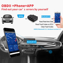 Load image into Gallery viewer, KONNWEI KW902 Bluetooth 5.0 OBD2 Car Fault Diagnostic Scan Tools Support IOS / Android