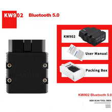 Load image into Gallery viewer, KONNWEI KW902 Bluetooth 5.0 OBD2 Car Fault Diagnostic Scan Tools Support IOS / Android