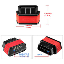 Load image into Gallery viewer, KONNWEI KW903 Bluetooth 5.0 OBD2 Car Fault Diagnostic Scan Tools Support IOS / Android, KW903