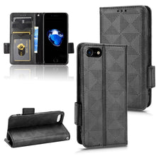 Load image into Gallery viewer, Symmetrical Triangle Leather Phone Case, For iPhone SE 2022 / SE 2020 / 8 / 7
