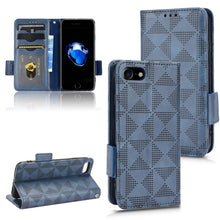Load image into Gallery viewer, Symmetrical Triangle Leather Phone Case, For iPhone SE 2022 / SE 2020 / 8 / 7