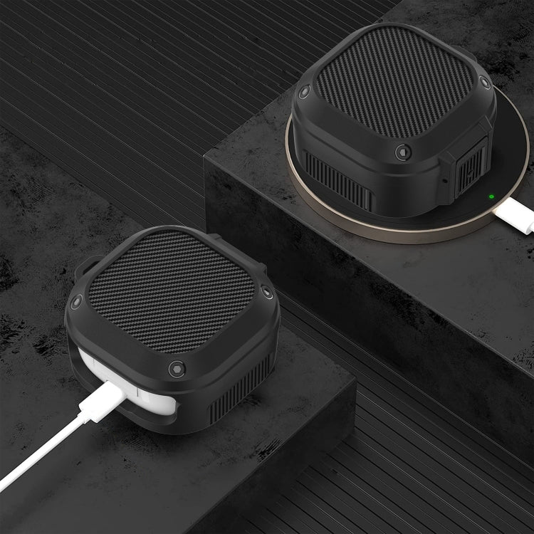 Wireless Earphones Silicone Case with Switch & Carabiner for Samsung Galaxy Buds Live / Buds2 / Buds Pro / Buds2 Pro