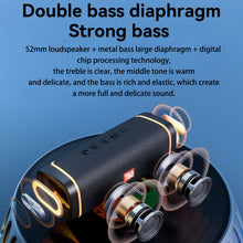 Load image into Gallery viewer, T&amp;G TG375 Outdoor Portable LED Light RGB Wireless Bluetooth Speaker Subwoofer, TG375