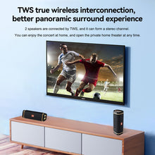 Load image into Gallery viewer, T&amp;G TG375 Outdoor Portable LED Light RGB Wireless Bluetooth Speaker Subwoofer, TG375