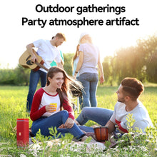 Load image into Gallery viewer, T&amp;G TG375 Outdoor Portable LED Light RGB Wireless Bluetooth Speaker Subwoofer, TG375
