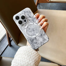 Load image into Gallery viewer, Silk Ink Pattern MagSafe PC Phone Case, For iPhone 12, For iPhone 11 Pro Max, For iPhone 11