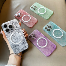 Load image into Gallery viewer, Silk Ink Pattern MagSafe PC Phone Case, For iPhone 12, For iPhone 11 Pro Max, For iPhone 11