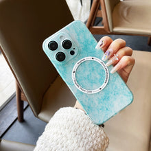 Load image into Gallery viewer, Silk Ink Pattern MagSafe PC Phone Case, For iPhone 12, For iPhone 11 Pro Max, For iPhone 11