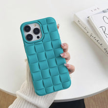 Load image into Gallery viewer, 3D Cube Weave Texture Skin Feel Phone Case, For iPhone 14 Plus, For iPhone 13 Pro Max, For iPhone 13 Pro