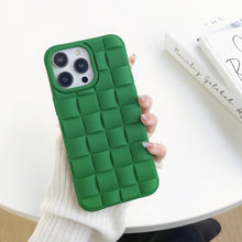 Load image into Gallery viewer, 3D Cube Weave Texture Skin Feel Phone Case, For iPhone 14 Plus, For iPhone 13 Pro Max, For iPhone 13 Pro