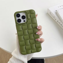 Load image into Gallery viewer, 3D Cube Weave Texture Skin Feel Phone Case, For iPhone 12, For iPhone 11 Pro Max, For iPhone 11