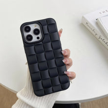 Load image into Gallery viewer, 3D Cube Weave Texture Skin Feel Phone Case, For iPhone 12, For iPhone 11 Pro Max, For iPhone 11