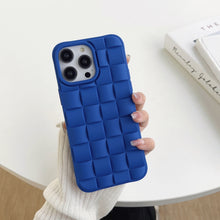 Load image into Gallery viewer, 3D Cube Weave Texture Skin Feel Phone Case, For iPhone 12, For iPhone 11 Pro Max, For iPhone 11