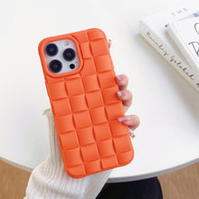 Load image into Gallery viewer, 3D Cube Weave Texture Skin Feel Phone Case, For iPhone 12, For iPhone 11 Pro Max, For iPhone 11