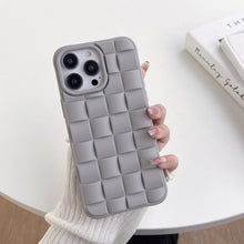 Load image into Gallery viewer, 3D Cube Weave Texture Skin Feel Phone Case, For iPhone 12, For iPhone 11 Pro Max, For iPhone 11