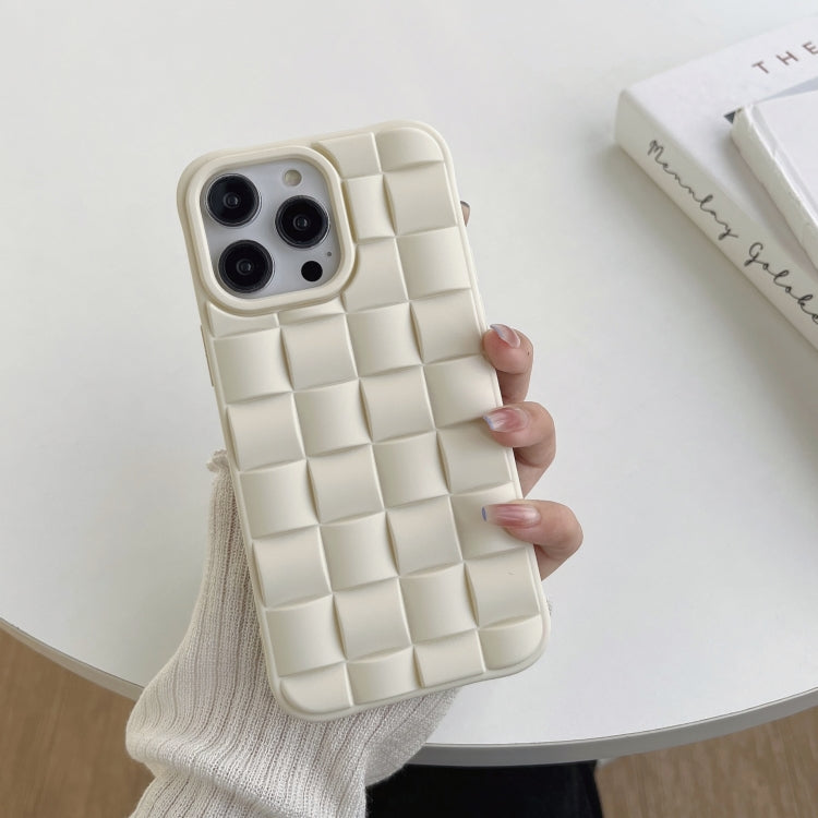 3D Cube Weave Texture Skin Feel Phone Case, For iPhone 12, For iPhone 11 Pro Max, For iPhone 11