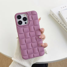Load image into Gallery viewer, 3D Cube Weave Texture Skin Feel Phone Case, For iPhone 12, For iPhone 11 Pro Max, For iPhone 11