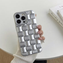 Load image into Gallery viewer, 3D Cube Weave Texture Skin Feel Phone Case, For iPhone 12, For iPhone 11 Pro Max, For iPhone 11