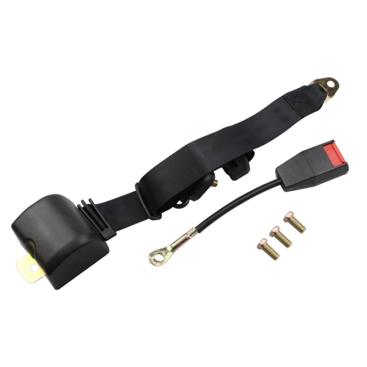 2pcs/Box Car Driver Seat Belt Three-point Automatic Retractable Seat Belt, Three-point Seat Belt