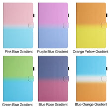 Load image into Gallery viewer, Stitching Gradient Leather Tablet Case, For Samsung Galaxy Tab A8 2021 X205 / X200, For Samsung Galaxy Tab S6 Lite SM-P610, For Lenovo Tab M10 Plus 10.6 3rd Gen 2022, For Lenovo Tab M10 HD Gen 2, For Lenovo M10 Plus, For iPad 10th Gen 10.9 2022        ...