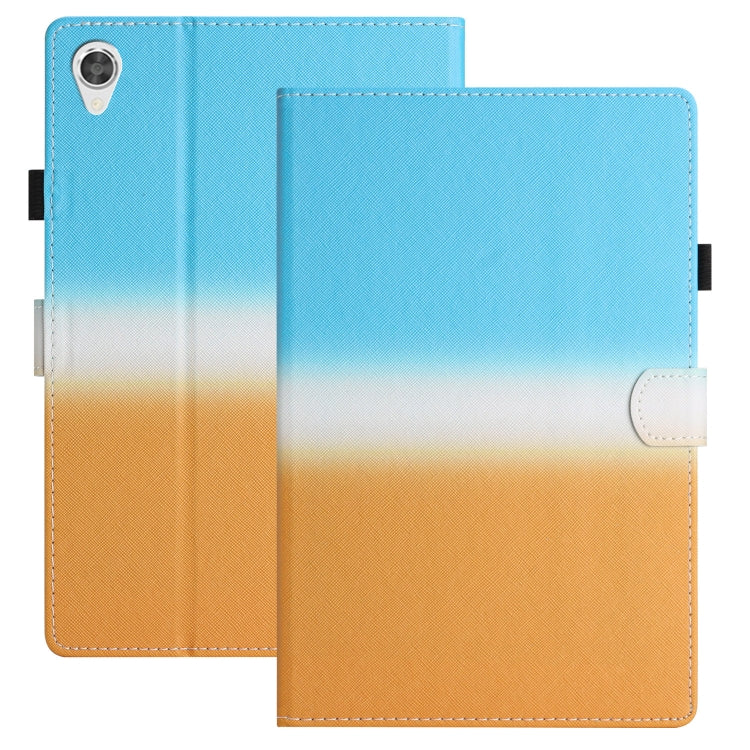 Stitching Gradient Leather Tablet Case, For Samsung Galaxy Tab A8 2021 X205 / X200, For Samsung Galaxy Tab S6 Lite SM-P610, For Lenovo Tab M10 Plus 10.6 3rd Gen 2022, For Lenovo Tab M10 HD Gen 2, For Lenovo M10 Plus, For iPad 10th Gen 10.9 2022        ...