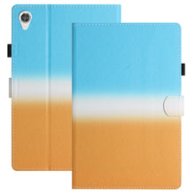 Load image into Gallery viewer, Stitching Gradient Leather Tablet Case, For Samsung Galaxy Tab A8 2021 X205 / X200, For Samsung Galaxy Tab S6 Lite SM-P610, For Lenovo Tab M10 Plus 10.6 3rd Gen 2022, For Lenovo Tab M10 HD Gen 2, For Lenovo M10 Plus, For iPad 10th Gen 10.9 2022        ...