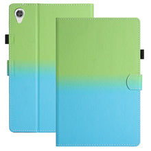 Load image into Gallery viewer, Stitching Gradient Leather Tablet Case, For Samsung Galaxy Tab A8 2021 X205 / X200, For Samsung Galaxy Tab S6 Lite SM-P610, For Lenovo Tab M10 Plus 10.6 3rd Gen 2022, For Lenovo Tab M10 HD Gen 2, For Lenovo M10 Plus, For iPad 10th Gen 10.9 2022        ...