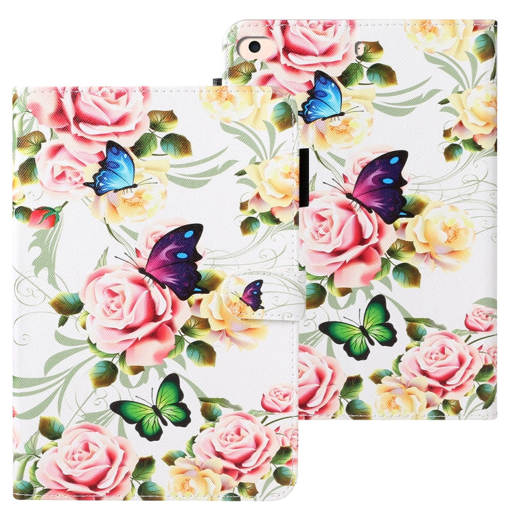 Cross Texture Painted Horizontal  Leather Case with Sleep / Wake-up Function & Card Slot & Holder & Wallet