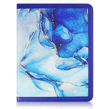 Load image into Gallery viewer, Marble Pattern Stitching Leather Tablet Case