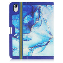 Load image into Gallery viewer, Marble Pattern Stitching Leather Tablet Case