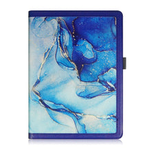 Load image into Gallery viewer, Marble Pattern Stitching Leather Tablet Case, For 10 inch