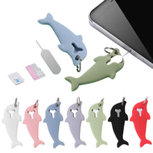 Load image into Gallery viewer, 3pcs 2 in 1 Phone Tablet Card Removal Needle Dolphin Shape Card Opening Needle Cover