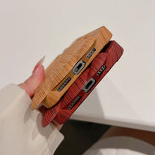 Load image into Gallery viewer, Wood Grain Shell Shape TPU Phone Case, For iPhone 12 Pro, For iPhone 12 Pro Max, For iPhone 11, For iPhone 11 Pro Max