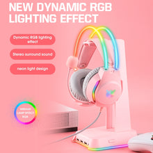 Load image into Gallery viewer, X26 USB+3.5mm RGB Wired Gaming Headset, X26