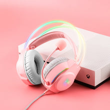 Load image into Gallery viewer, X26 USB+3.5mm RGB Wired Gaming Headset, X26